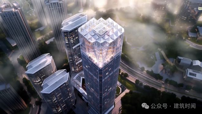 新葡京官网在线200米！重庆W酒店项目迎来重大节点：标志性“钻石皇冠”建筑幕墙基本完成！(图2)