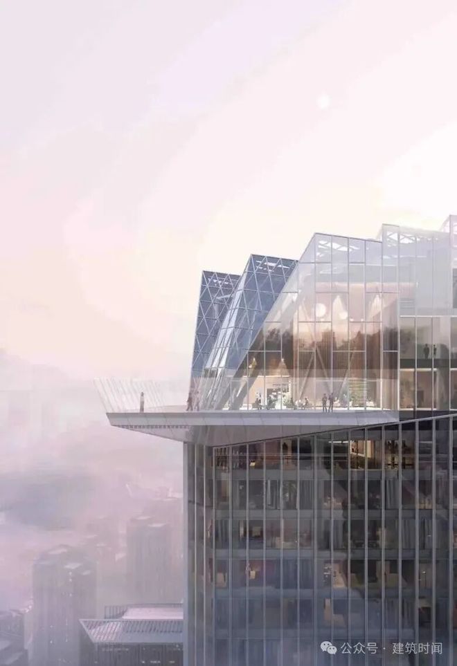 新葡京官网在线200米！重庆W酒店项目迎来重大节点：标志性“钻石皇冠”建筑幕墙基本完成！(图3)