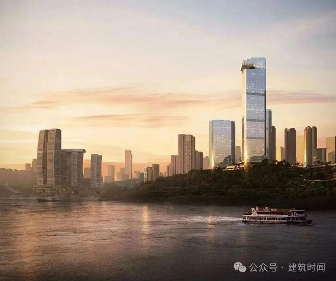 新葡京官网在线200米！重庆W酒店项目迎来重大节点：标志性“钻石皇冠”建筑幕墙基本完成！(图5)